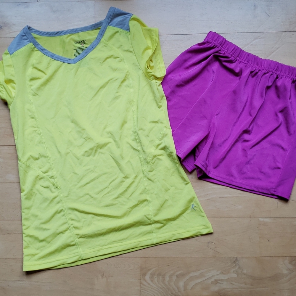 Girls top and shorts